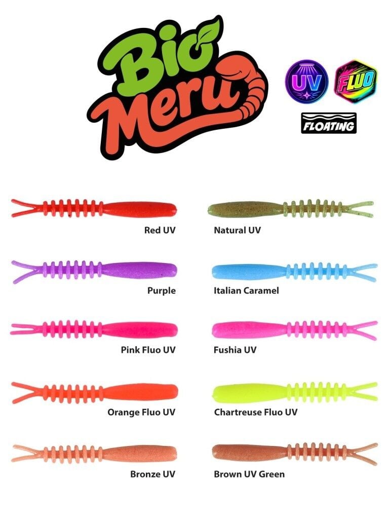 Fujin Bio Meru 4.2cm Sıvılı Kokulu Floating LRF Silikonu (18 Adet)