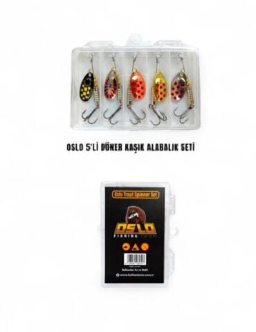 Oslo 5'li Döner Kaşık Alabalık Seti