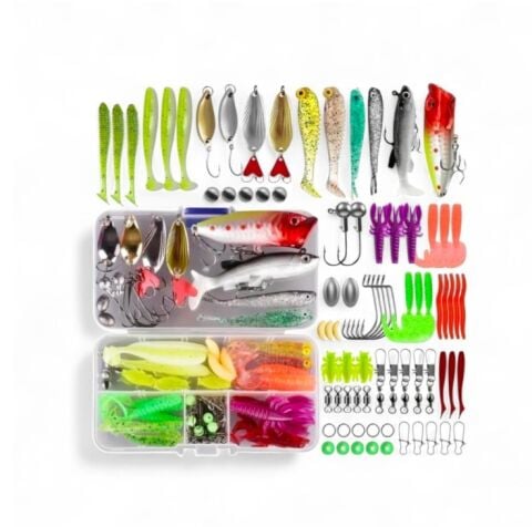 Oslo 78 Parça Tam Takım LRF Olta Kiti – Tatlı ve Tuzlu Su Uyumlu