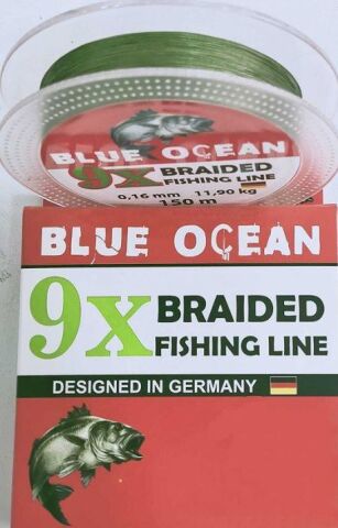 Blue Ocean 9 kat 150mt  Yeşil İp Misina