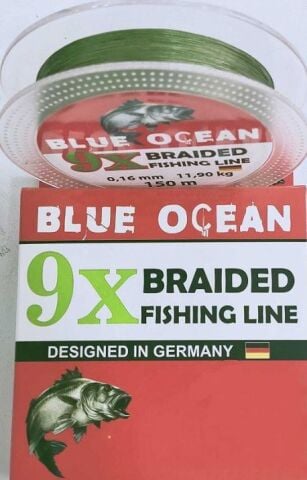 Blue Ocean 9 kat 150mt  Yeşil İp Misina