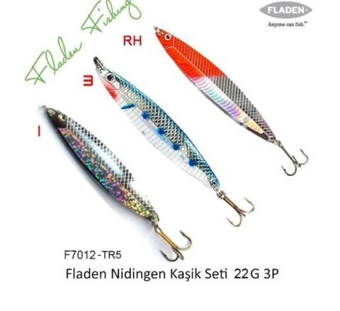 Fladen Nidingen Kaşık  22 gr 3 Adet ( 1-3-RH)