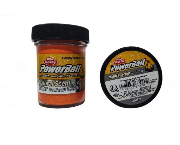 Berkley Power Bait Garlic (Sarımsak) Fluorescent ORANGE Alabalık Hamuru