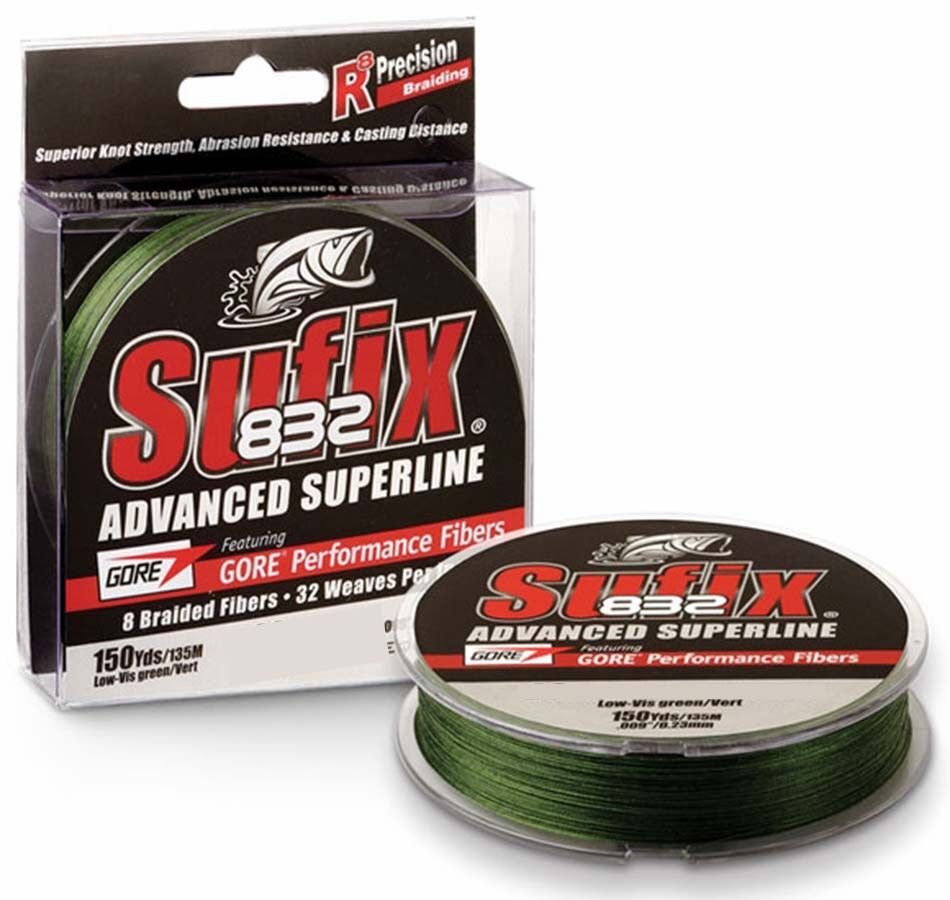 Sufix 832 Low Vis Green 0.15mm 120mt Örgü Misina