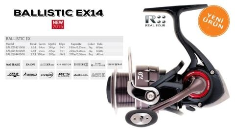 DAIWA BALLISTIC EX14 2500H MAKARA