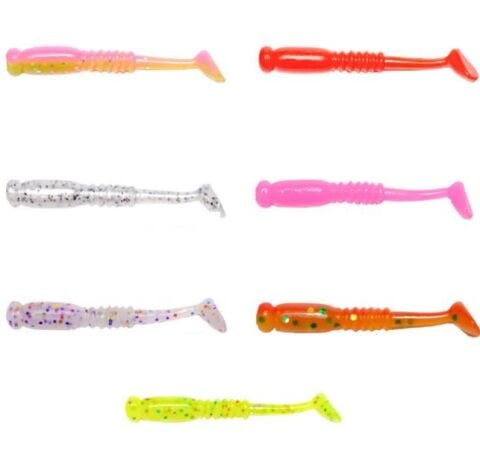 Ryuji Rock Tail 4cm Kokulu Silikon Yem (12 adet)