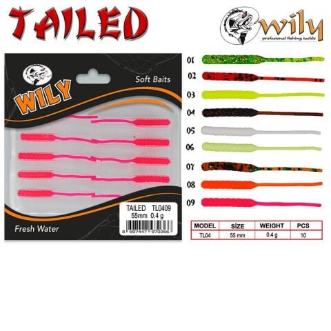 Wily Tailed 5.5 cm LRF Silikonu