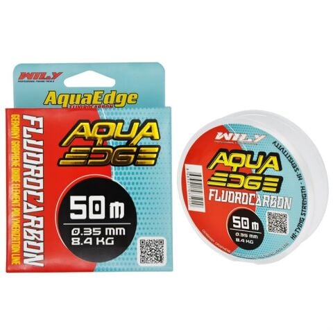 Wily AquaEdge %100 Fluorocarbon 50mt Misina