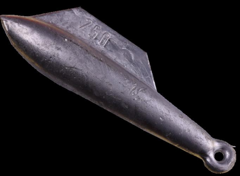 Kanatlı Sırtı Olta Kurşunu 250 gr