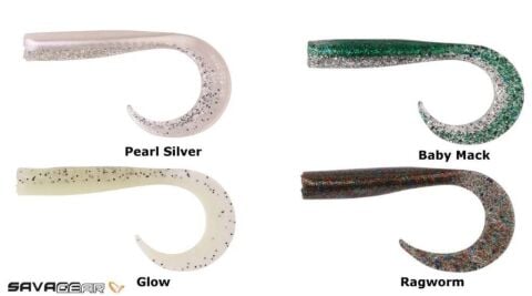 Savage Gear SG LB Sandeel Curltail 10cm Silikon