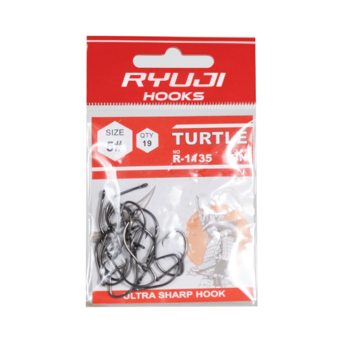 Ryuji R-1135 Turtle Black Nickel İğne