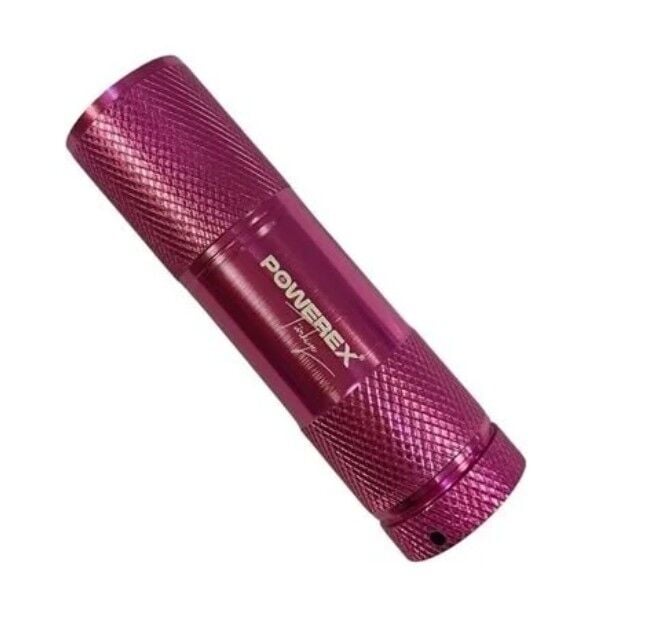 Powerex UV Mor Işık El Feneri (Fuşya Gövde)