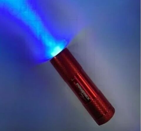 Powerex UV Mor Işık El Feneri (Fuşya Gövde)