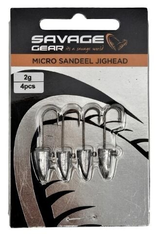Savage Gear LRF Micro Sandeel Jighead 4 Adet #8