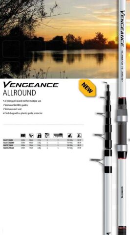 Shimano Vengeance Allround Telesurf 390H (50-100gr)Kamış