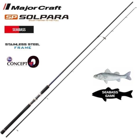 Major Craft Solpara SPX-902ML Seabass 274cm 10-30gr  Spin Kamış