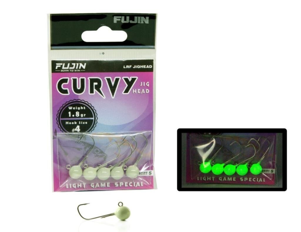 Fujin Curvy Glow Jig Head