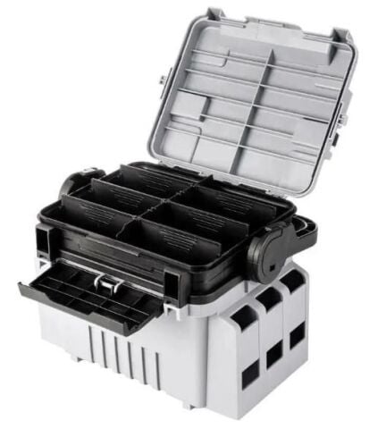 Shufa Çift Katlı Ekstra Dayanıklı Profesyonel Balıkçı Kutu Çanta 12L- Gri