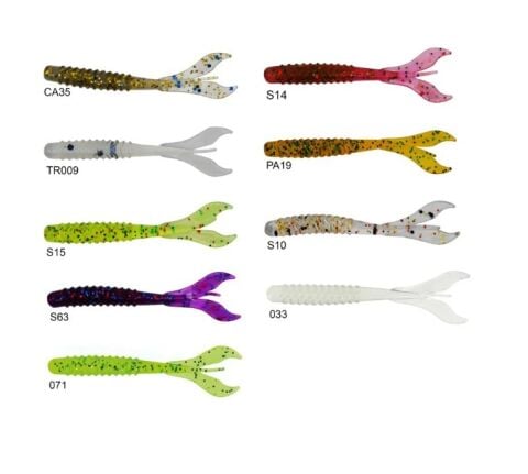 Lucky John W-Worm 3.38 CM LRF Silikonu