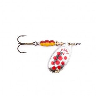 Mepps Aglia Comet Gümüş-Kırmızı No:5 Döner Kaşık