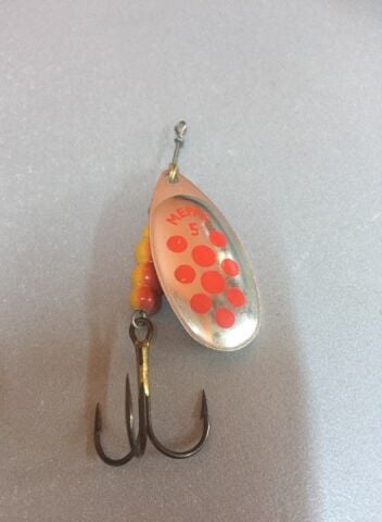 Mepps Aglia Comet Gümüş-Kırmızı No:5 Döner Kaşık