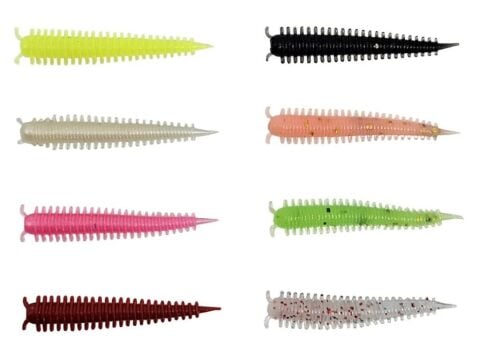 Kendo Zombie Worm Lrf Silikonu 4cm 8 Adet Mix Color