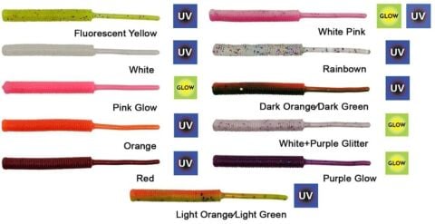 Kendo Fire Worm Lrf Silikonu 5cm 18 Adet