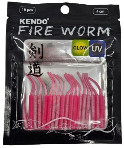 Kendo Fire Worm Lrf Silikonu 5cm 18 Adet