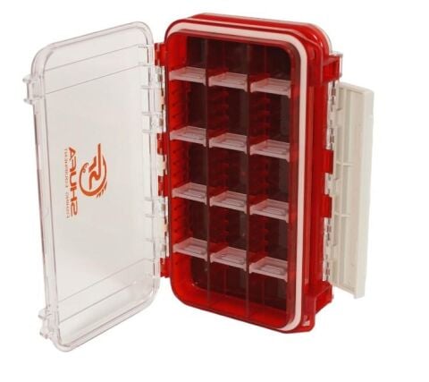 Shufa Contalı Kırmızı Çift Taraflı Eva+Silikon LRF Kutusu