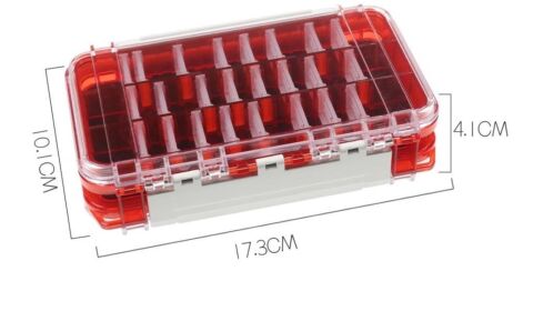 Shufa Contalı Kırmızı Çift Taraflı Eva+Silikon LRF Kutusu