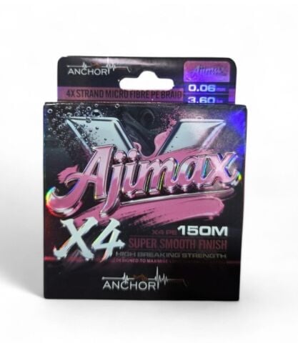 Anchor Ajimax X4 PE Braid 150mt