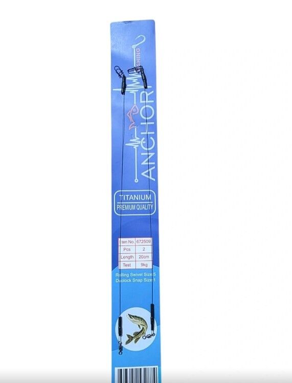Anchor Fırdöndülü Titanium Tel 20 cm 2 li Paket