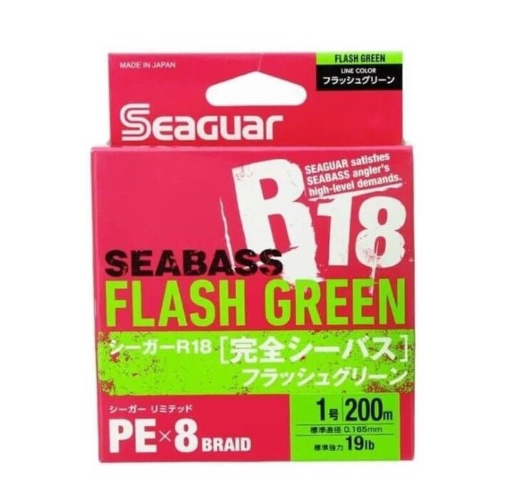 Seaguar Flash Green PE 8 Örgü Spin İp Misina 150mt