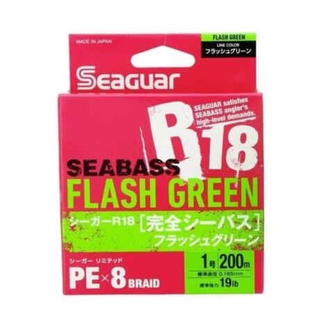 Seaguar Flash Green PE 8 Örgü Spin İp Misina 150mt