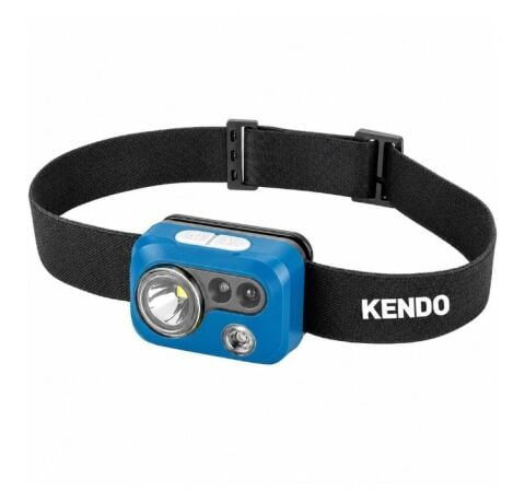 Kendo 300 Lümen Sensörlü Şarj Edilebilir LED Kafa Lambası