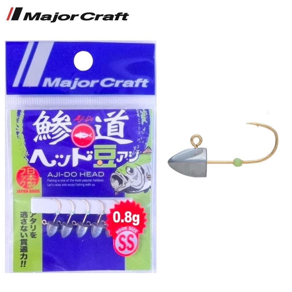 Major Craft Ajido Jighead 0.8gr - SS (5 Adet)