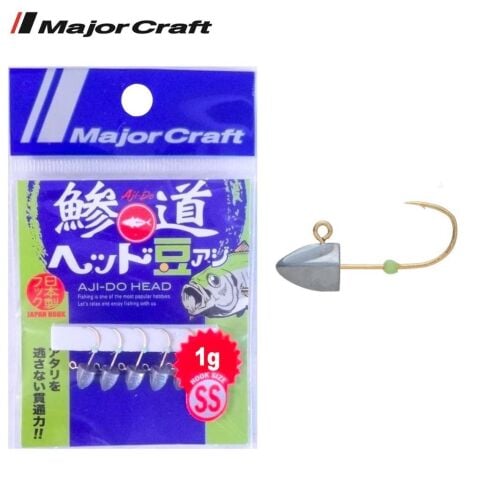 Major Craft Ajido Jighead 1.0gr - SS (5 Adet)