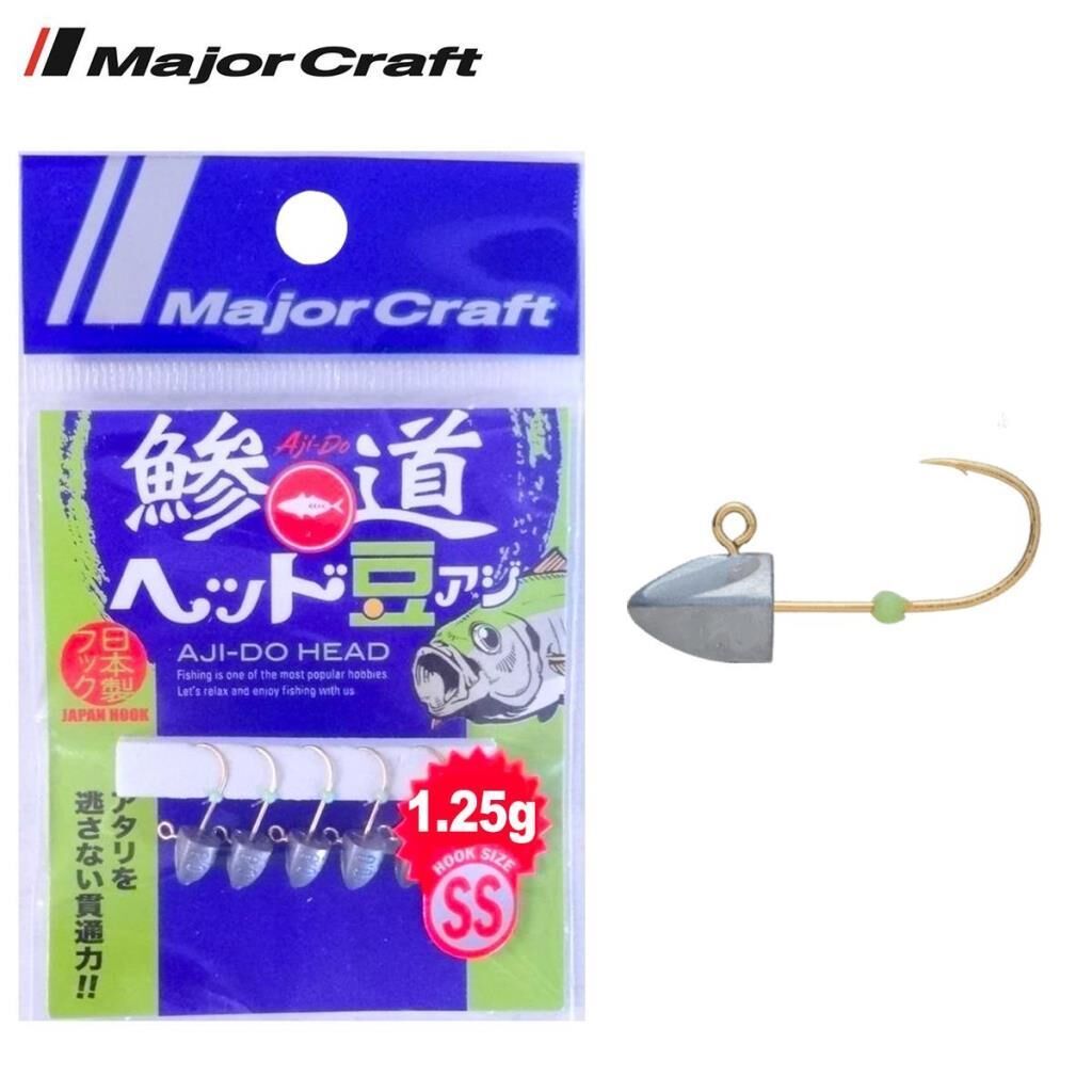 Major Craft Ajido Jighead 1.25gr - SS (5 Adet)