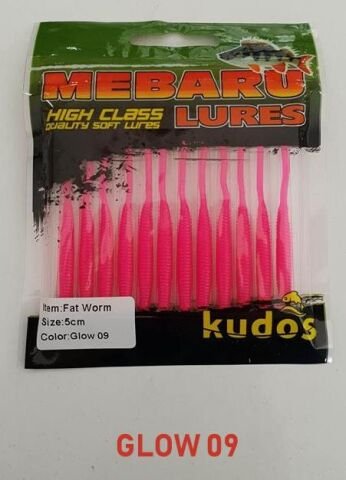 Kudos Fat Worm 5 cm LRF Silikonu