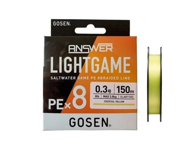 Answer Light Game Pe 8 Örgü 0.3pe 150 mt Cocktail Yellow Lrf Ip Misina
