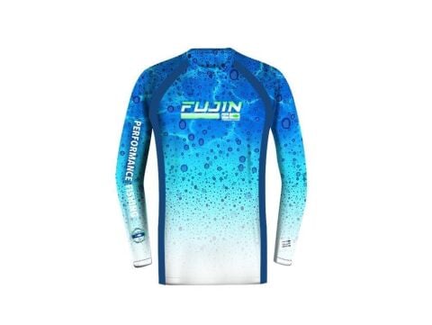 Fujin Performance T-Shirt Ocean Blue Large