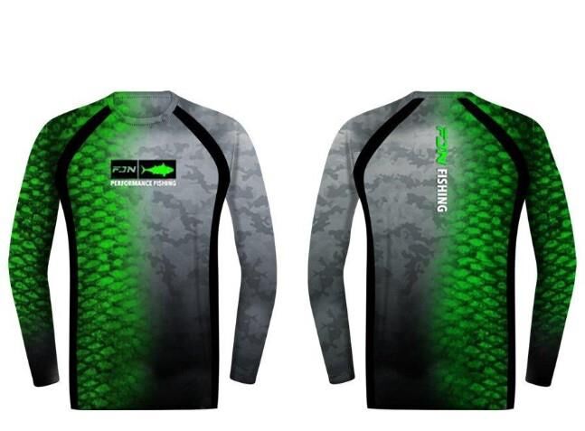 Fujin Performance T-Shirt Camo Green Scale Large