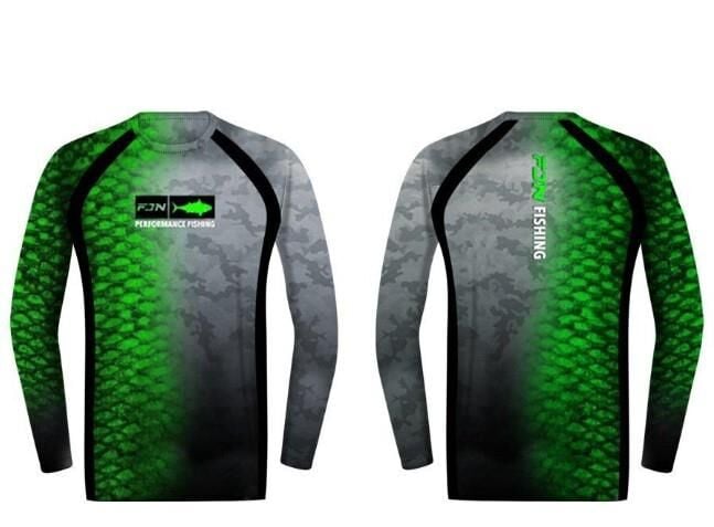 Fujin Performance T-Shirt Camo Green Scale Large