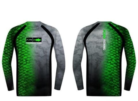 Fujin Performance T-Shirt Camo Green Scale Large