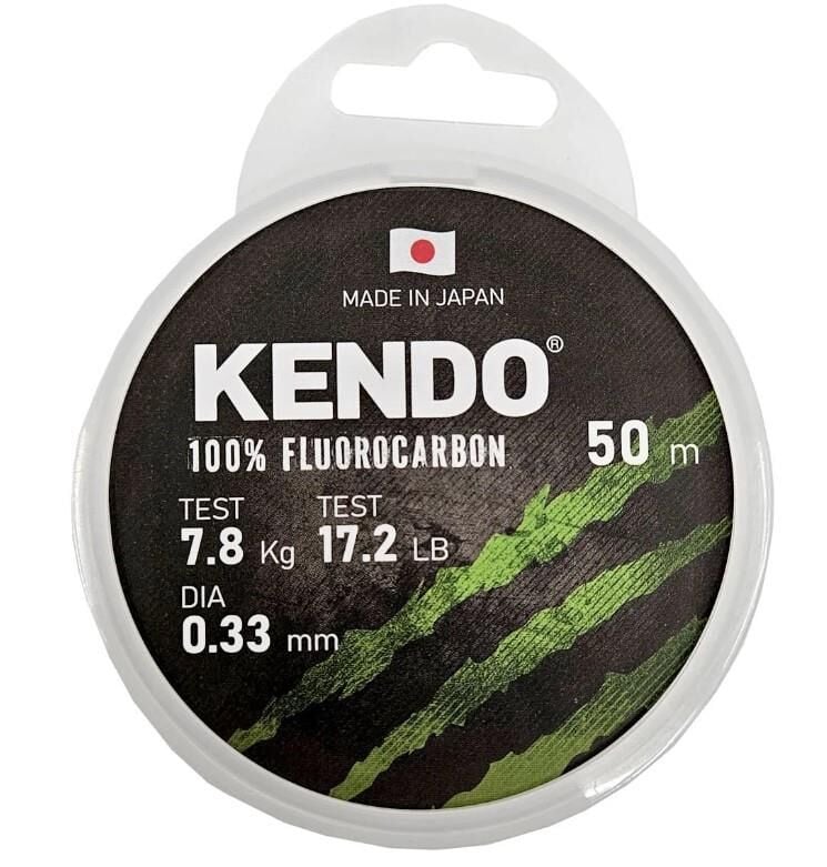 Kendo 100% Fluorocarbon White 50m Misina 0.16mm /2.3kg
