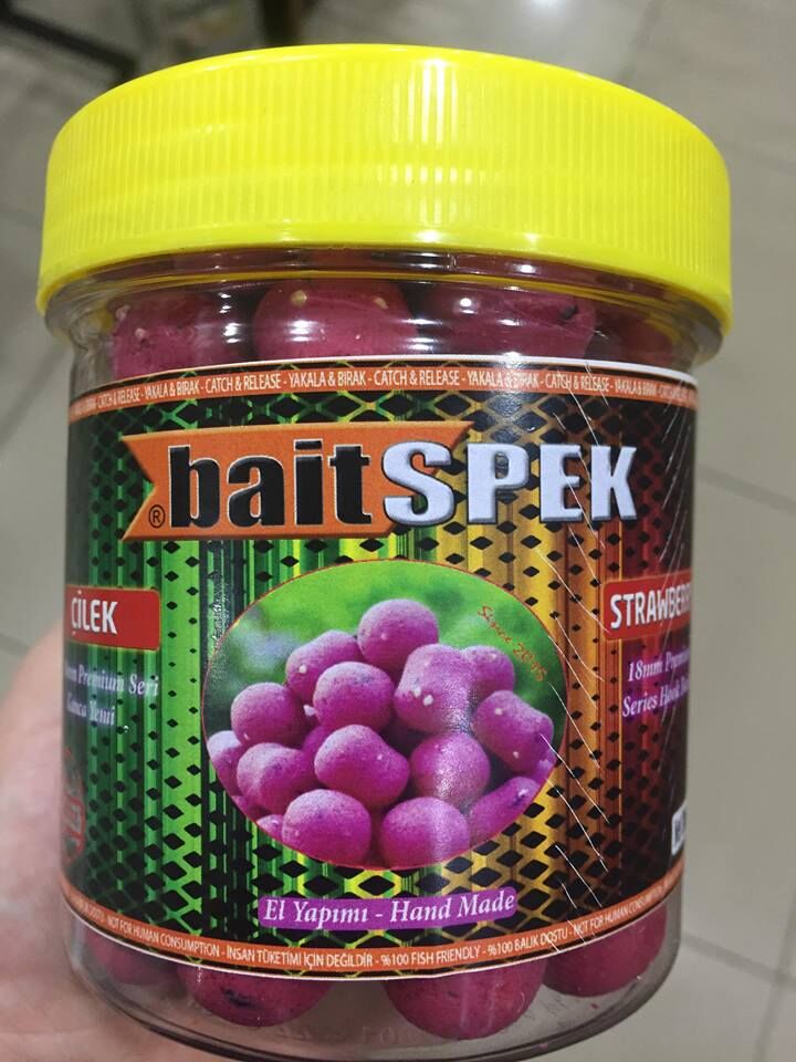 Spektrum Baits Boili Premium Çilek 18 mm 300 gr