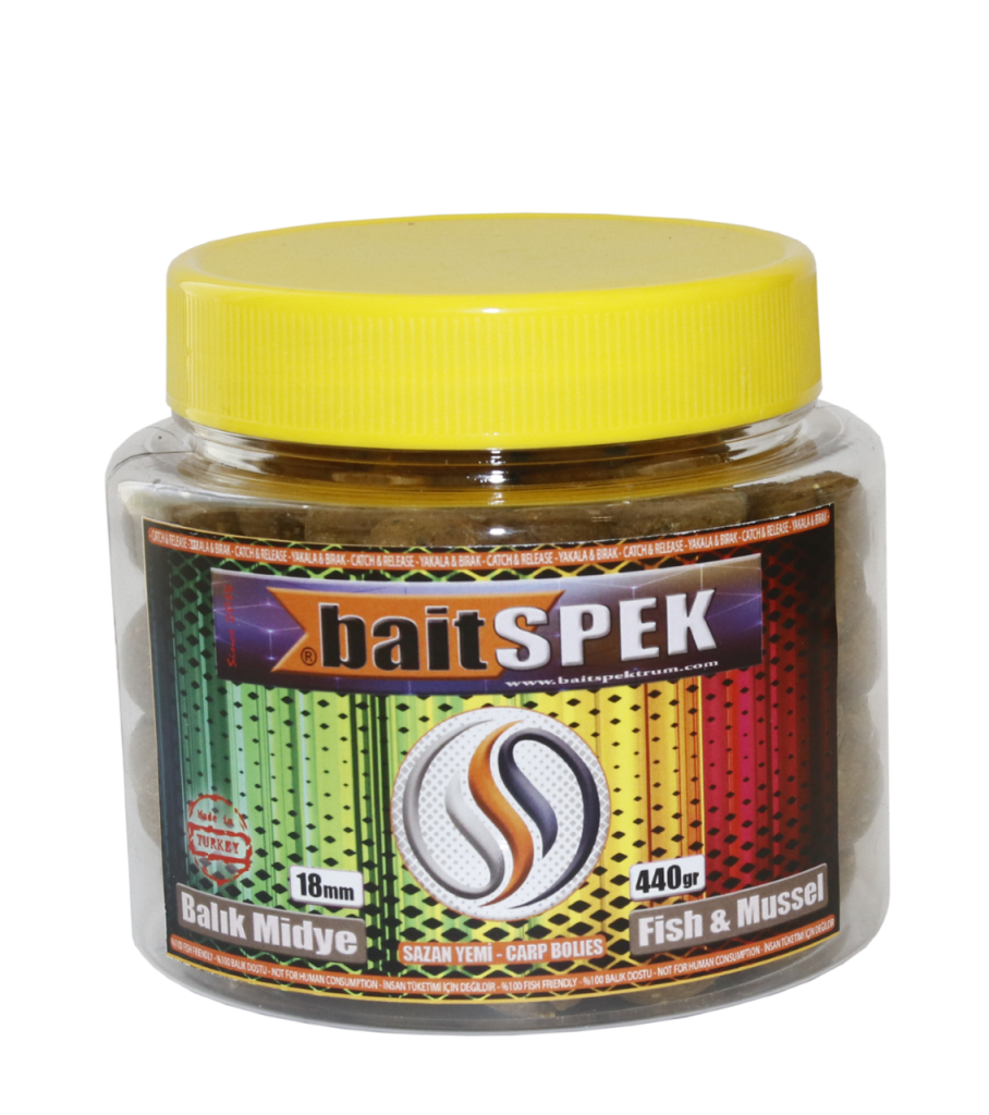 Spektrum Baits Boili Balık Midye 18 mm 440 Gr