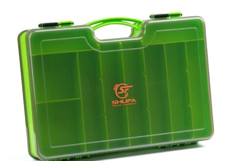 Shufa El Tutamaçlı Çift Taraflı Balıkçı Kutusu - Yeşil