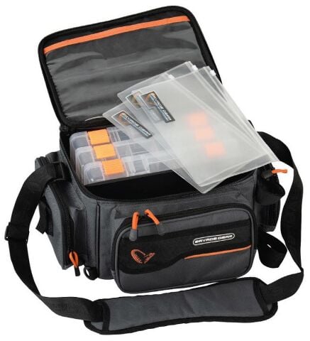 Savage gear System Box Bag M 3 Boxes & PP Bags (20x 40x 29 cm )