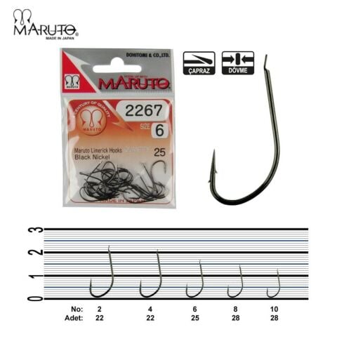 Maruto 2267 Black Nikel Olta İğnesi